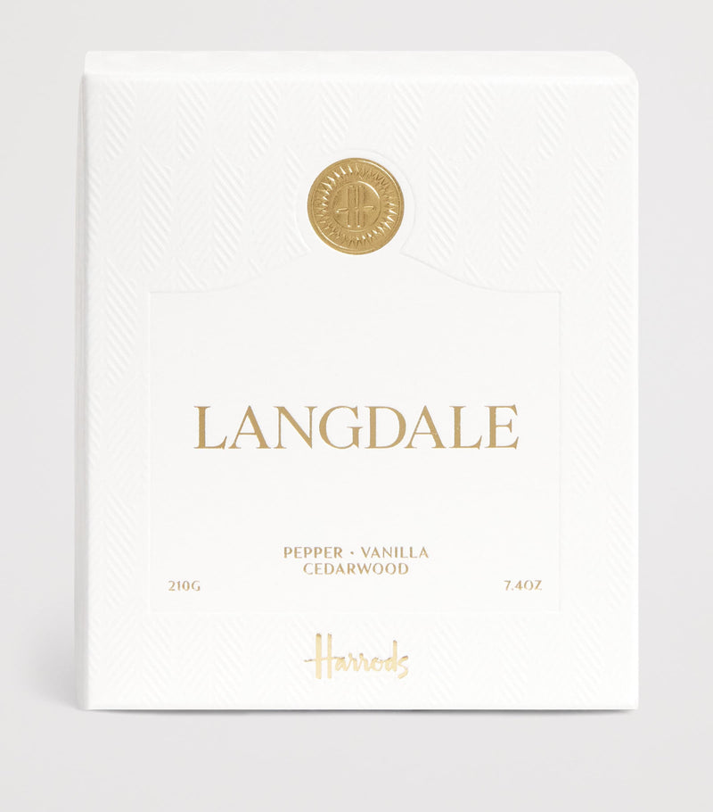 Harrods Langdale scented candle 210g, UK version
