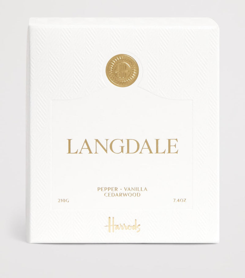 Harrods Langdale scented candle 210g, UK version