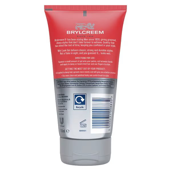 Brylcreem Wet Effect Hair Gel 150ml - British product