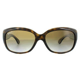 Ray-Ban Jackie Ohh 4101 brown gradient polarised women's sunglasses, UK version
