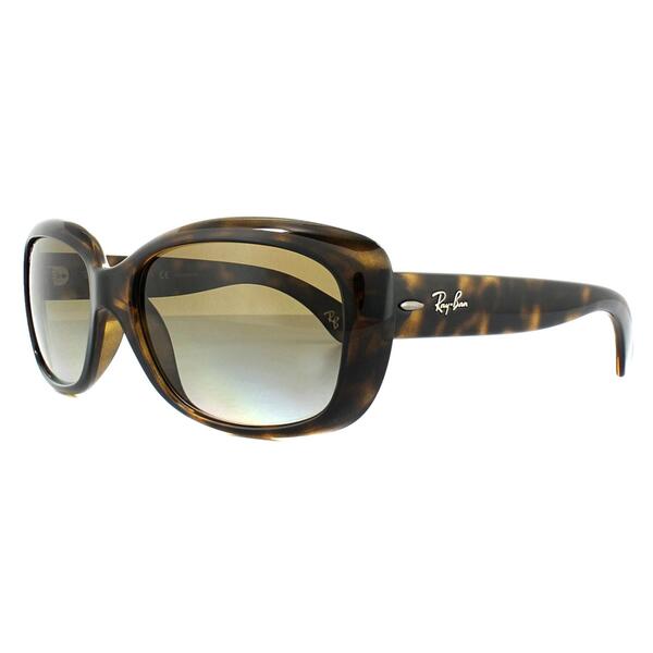 Ray-Ban Jackie Ohh 4101 brown gradient polarised women's sunglasses, UK version