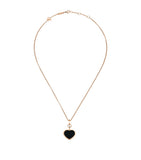 Chopard Happy Hearts pendant necklace in rose gold with diamond - British product