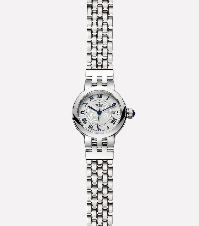 TUDOR Clair de Rose 26mm stainless steel watch - British product
