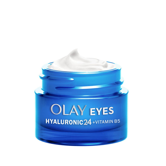 Olay Hyaluronic 24+ Vitamin B5 Eye Gel Cream With Hyaluronic Acid Hydrates 15ml GOODS Sainsburys   