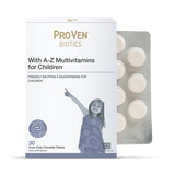 Comprimés à croquer Pro-ven Biotics Acidophilus & Bifidus Multivitamines Cassis 30 pour enfants