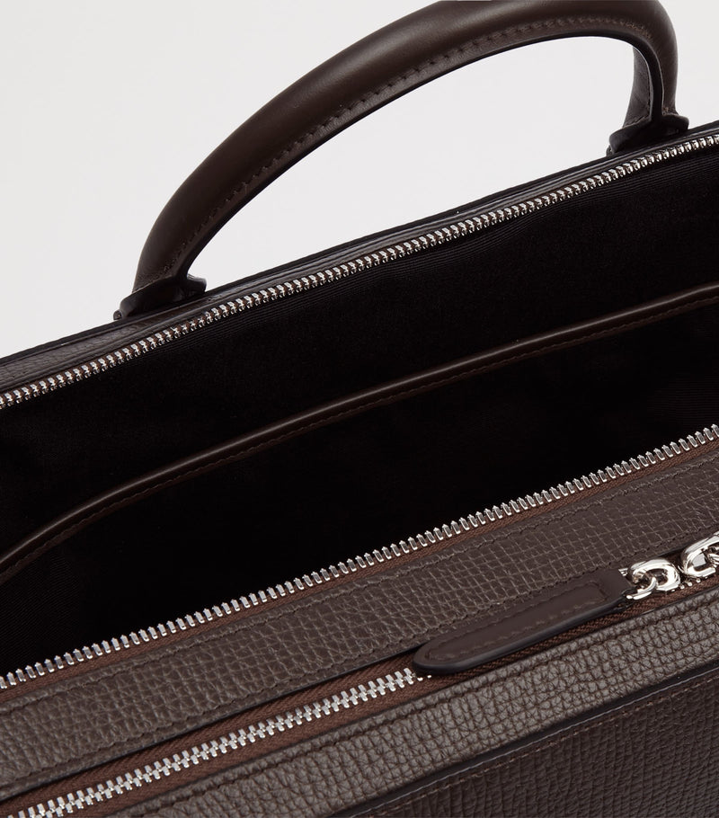 Smythson Ludlow large calfskin briefcase, British brand