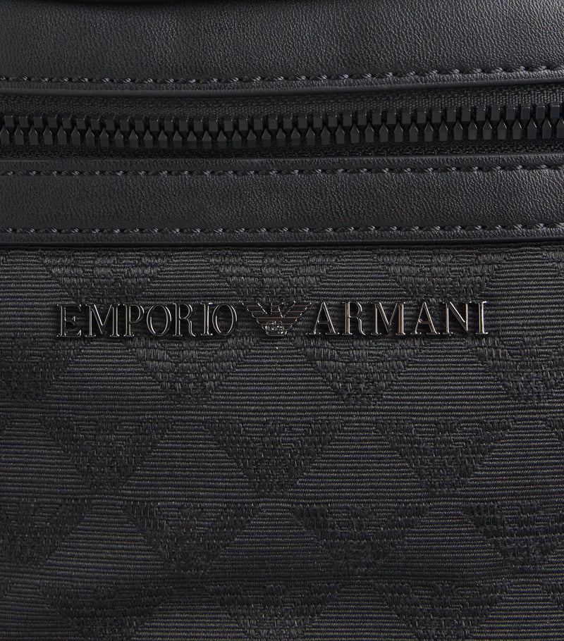 Emporio Armani jacquard logo belt bag (British brand)