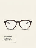 Gucci round acetate eyeglasses with tortoiseshell finish (British brand)