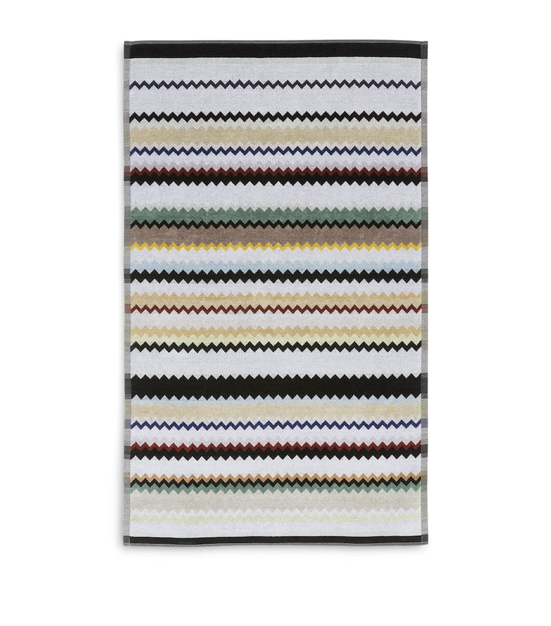 Missoni Home Curt bath towel 60cm x 100cm, imported from the UK