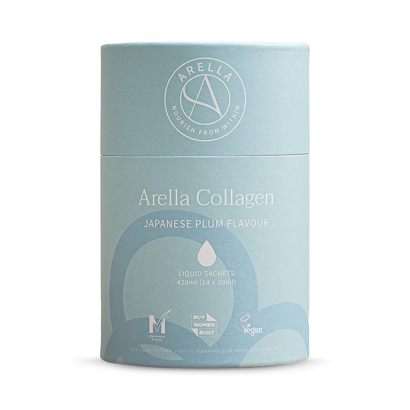 Arella collagen Japanese Plum Flavour 30ml sachets, UK version