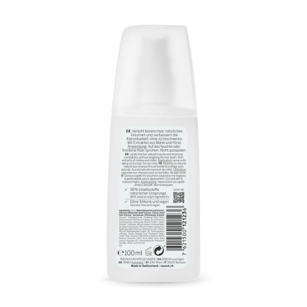 Rausch Volume Spray Conditioner with Mallow 100ml, imported from the UK