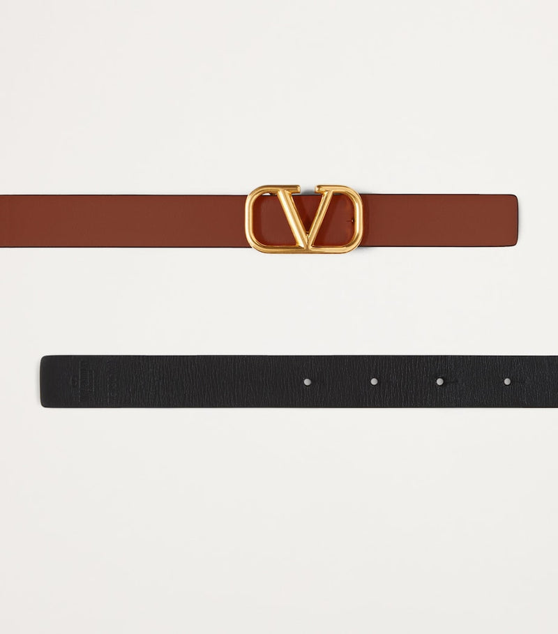 Valentino Garavani reversible VLogo Signature belt, imported from the UK