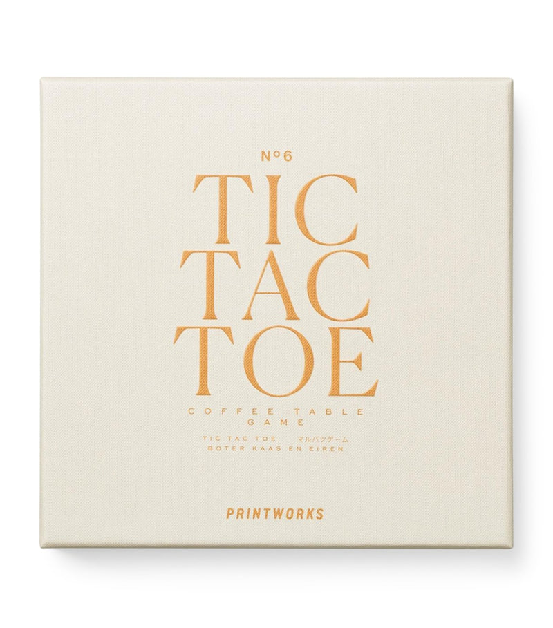 Printworks Classic Tic Tac Toe Set MDF wood and acrylic - British product