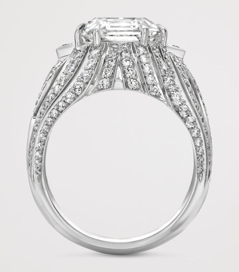 Boodles platinum diamond Victoria Falls ring - British product