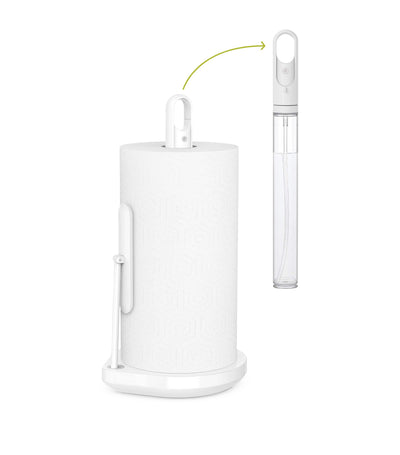 Simplehuman Paper Towel Holder and Spray Pump All-in-One Cleaner Dispenser
