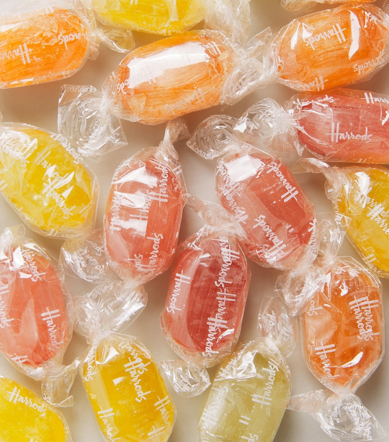 Harrods citrus sweet mix hard-boiled sweets 200g, UK version