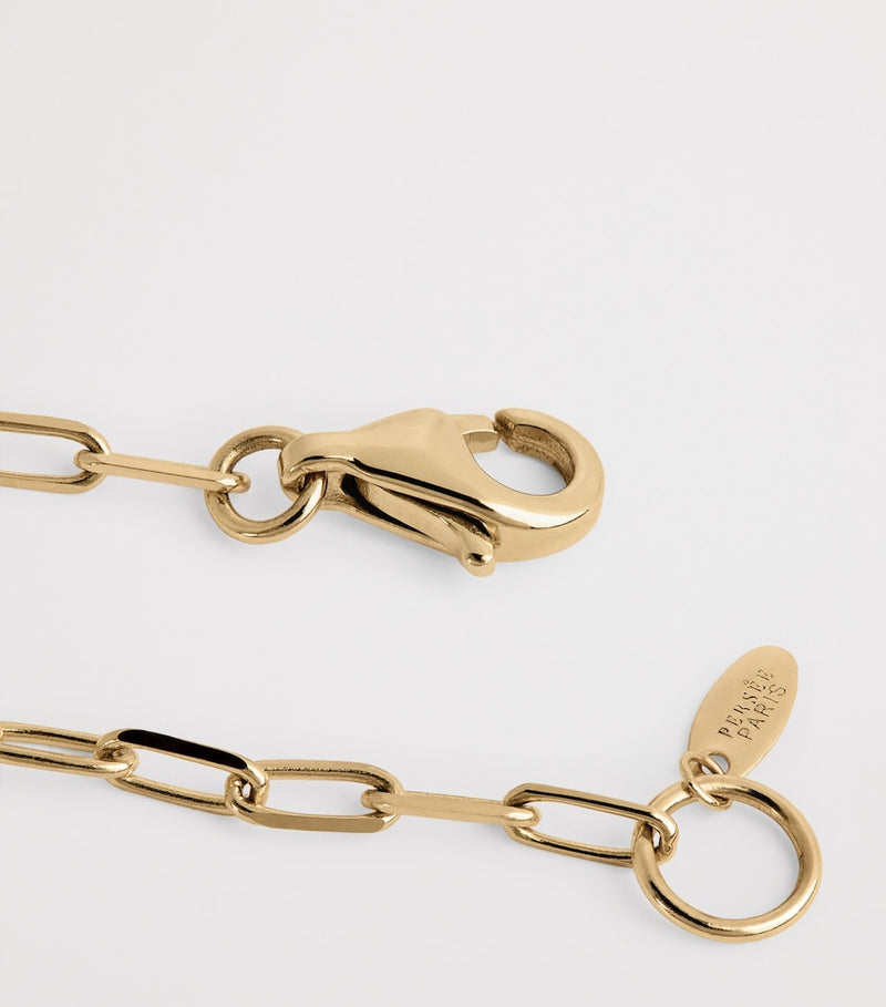 Persée Danaé yellow gold diamond bracelet (British brand)