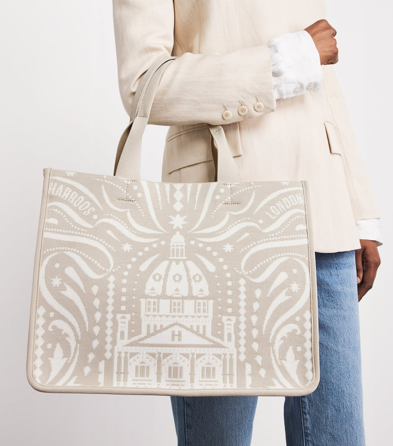 Harrods medium Knights of Brompton tote bag - British product