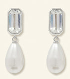 McQueen embellished skull drop earrings, imported from the UK