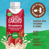 Earth'd Breakfast Cereal & Oat Shake - Strawberry 250ml