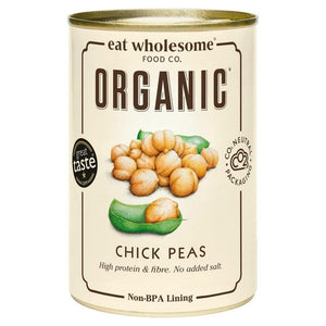 Eat Wholesome Organic Chick Peas 400g