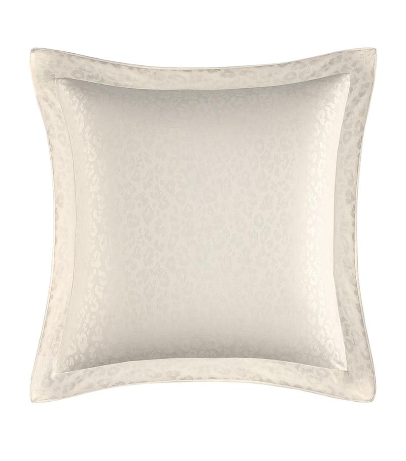 Yves Delorme Leopard Square Oxford pillowcase 65cm x 65cm (British brand)