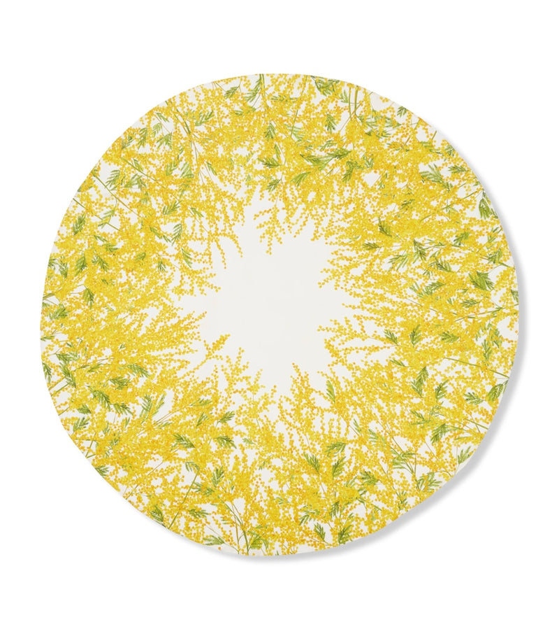 Summerill & Bishop linen round tablecloth Mimosa 260cm - British product
