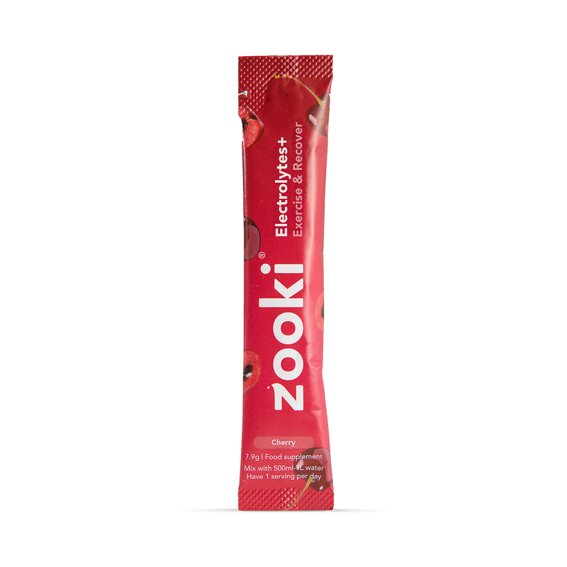Cherry Flavour Hydration Sachets for Exercise and Recovery, 7 Pack