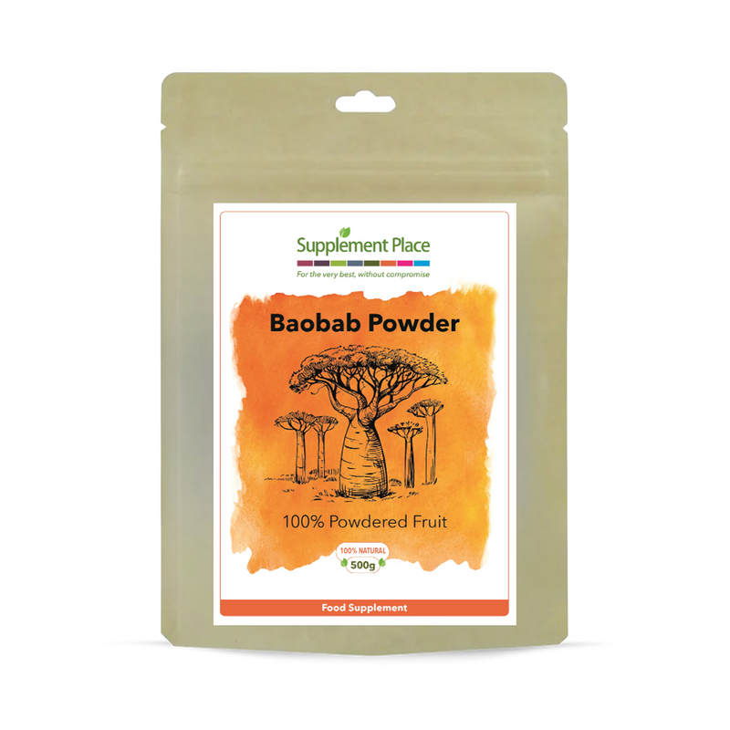 Supplement Place organic baobab powder 500g - British product