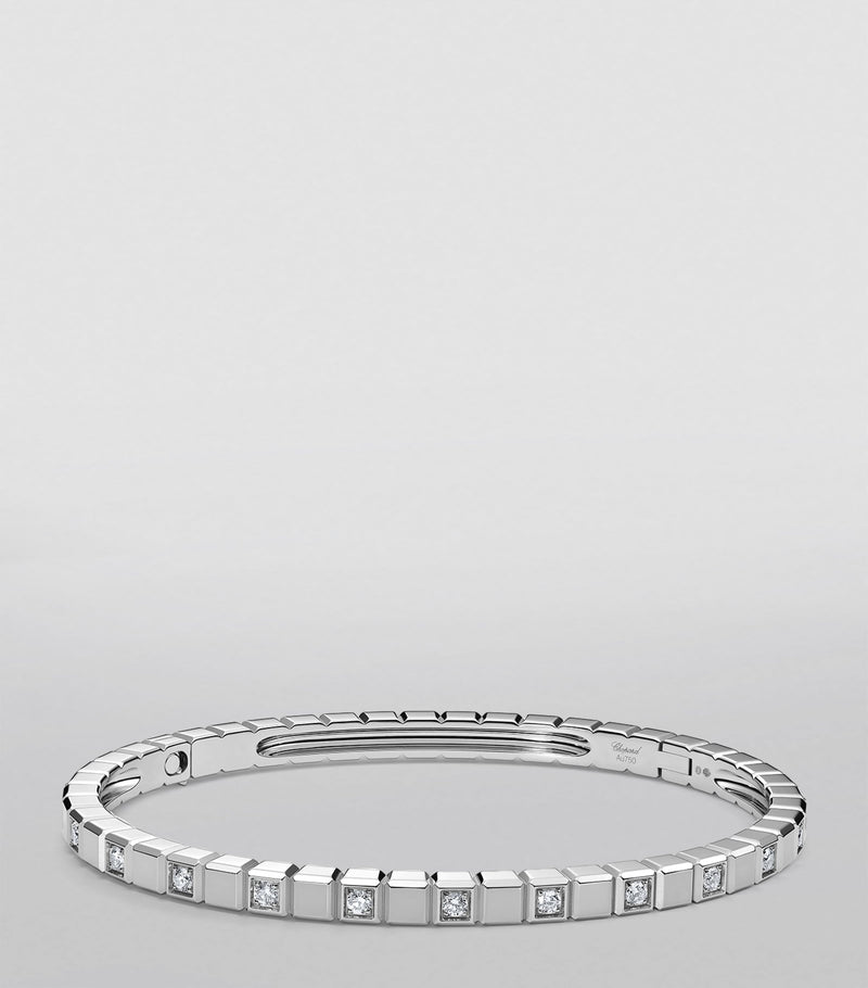 Chopard Ice Cube white gold diamond bangle - British product