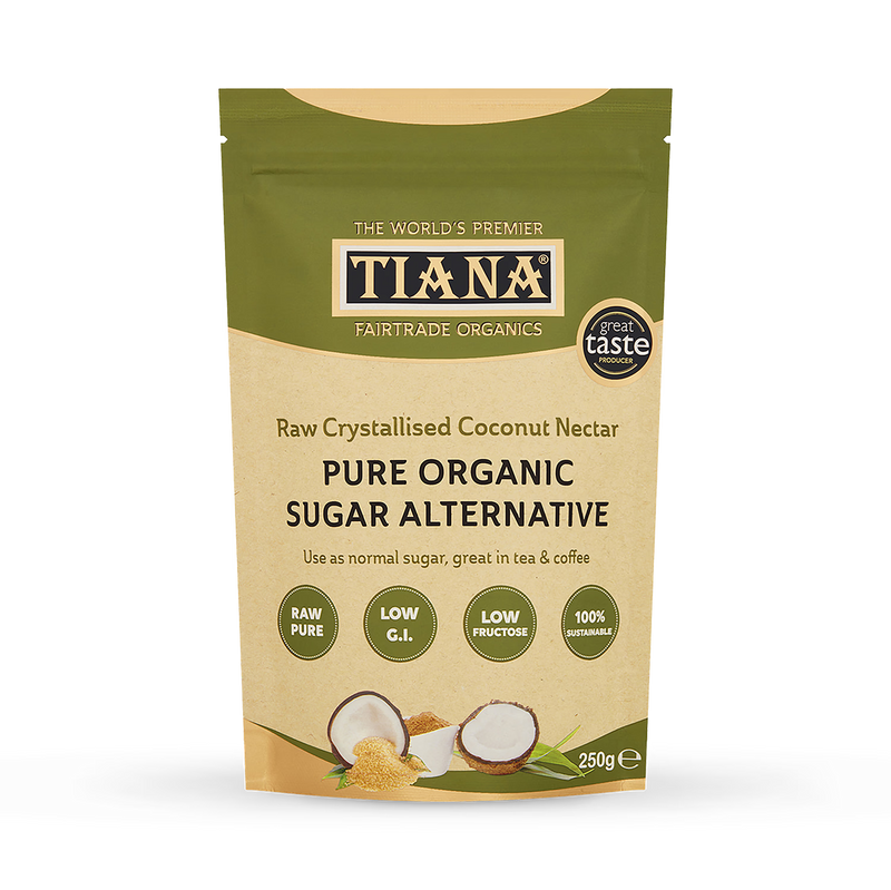 Tiana Crystallised Coconut Nectar 250g (British brand)