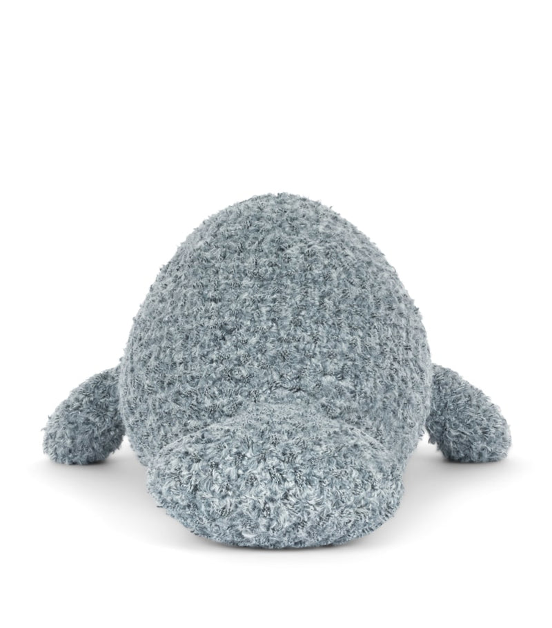 Jellycat Maffles Manatee plush toy 19cm, imported from the UK
