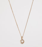 Chopard rose gold Happy Diamonds pendant necklace (British brand)