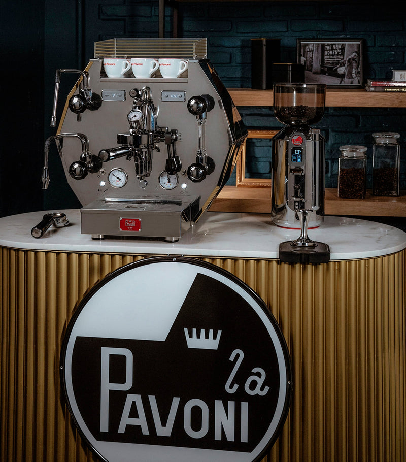 La Pavoni Diamantina espresso machine, UK version