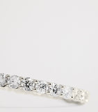 Harrods white gold diamond hoop earrings 8.40ctw, imported from the UK