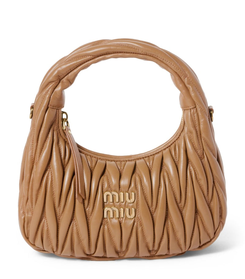 Miu Miu Matelassé Leather Wander Top-Handle Bag (British brand)