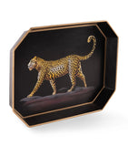Les Ottomans decorative tray Leopard 43cm x 30cm (British brand)