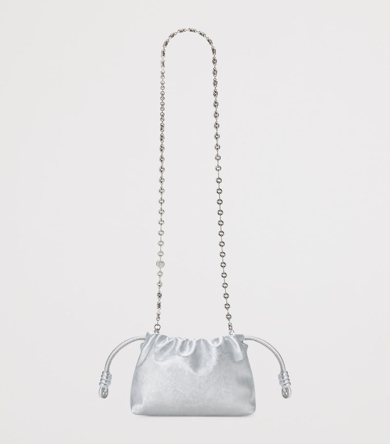 LOEWE Flamenco Mini leather clutch bag, imported from the UK