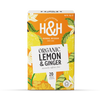 Heath & Heather Herbal Tea Bags Lemon & Ginger 20 Bags, UK version