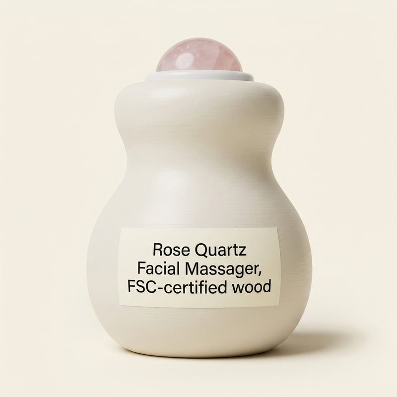 Botanics Rose Quartz Eye Massager - British product