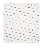 Rosa & Blue baby blanket printed 90cm x 75cm, UK version