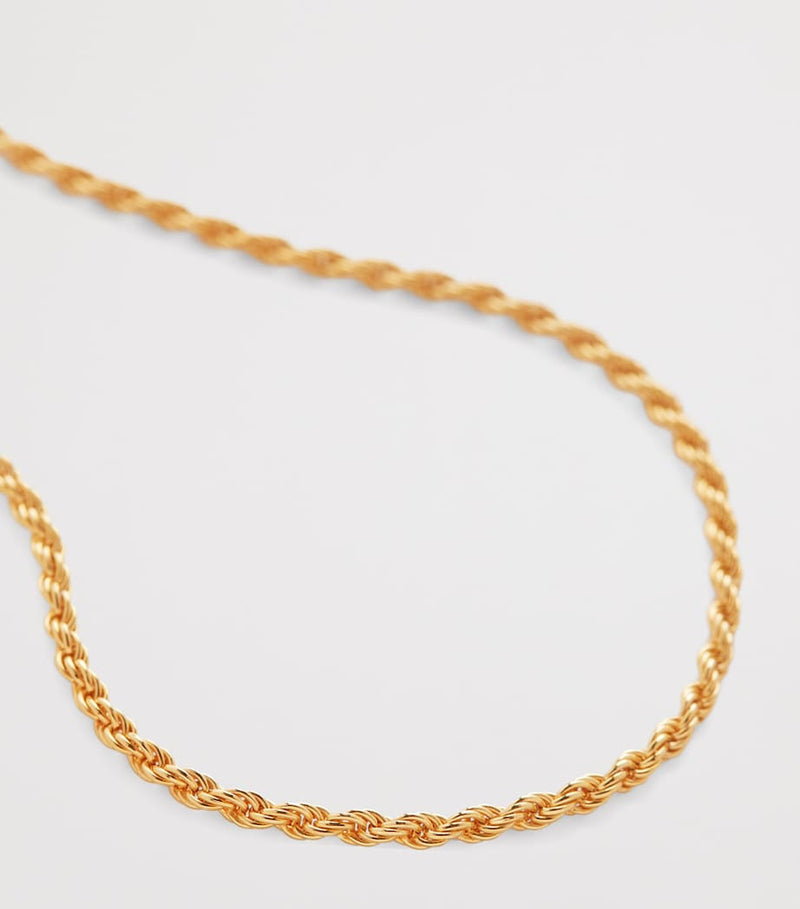 Monica Vinader Gold Vermeil Alta necklace (British brand)