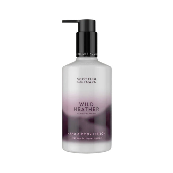 Scottish Fine Soaps Wild Heather Hand & Body Lotion 300ml (British brand)