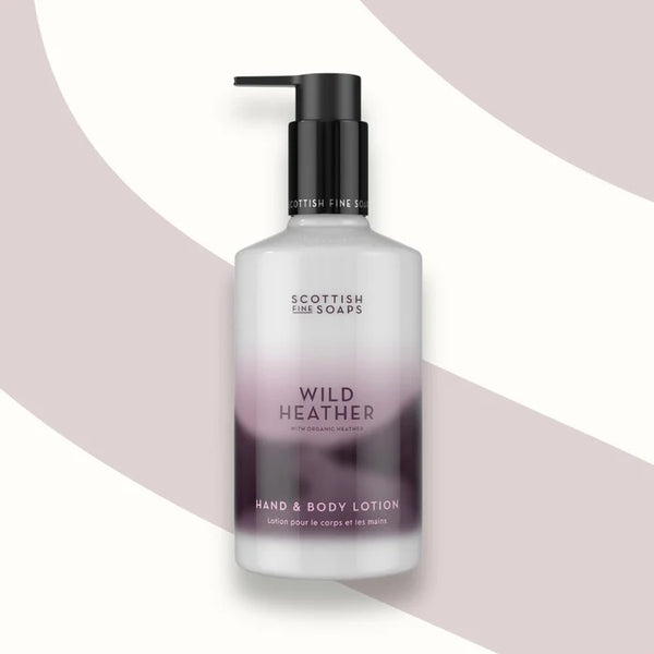 Scottish Fine Soaps Wild Heather Hand & Body Lotion 300ml (British brand)