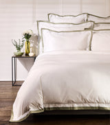 Harrods King Pillowcase in Egyptian Cotton with Contrasting Trims, 50cm x 90cm- Buy online at McGrocer
