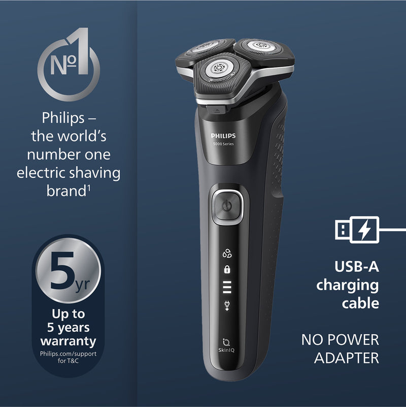 Philips Series 5000 wet and dry electric shaver - British product