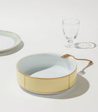 GINORI 1735 Porcelain Colonna Diva Giallo Salad Bowl 24cm, UK version