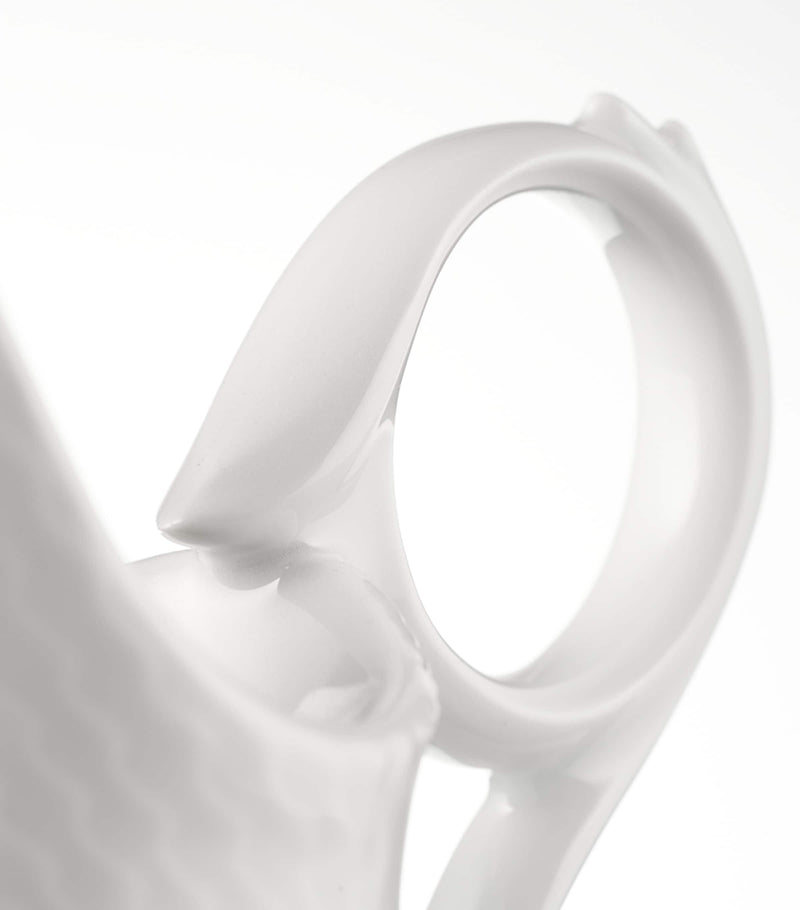 Meissen Waves Relief Creamer in bisque porcelain (British brand)