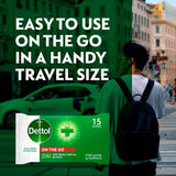 Dettol Antibacterial Wipes Hands and Surface 15s - British product
