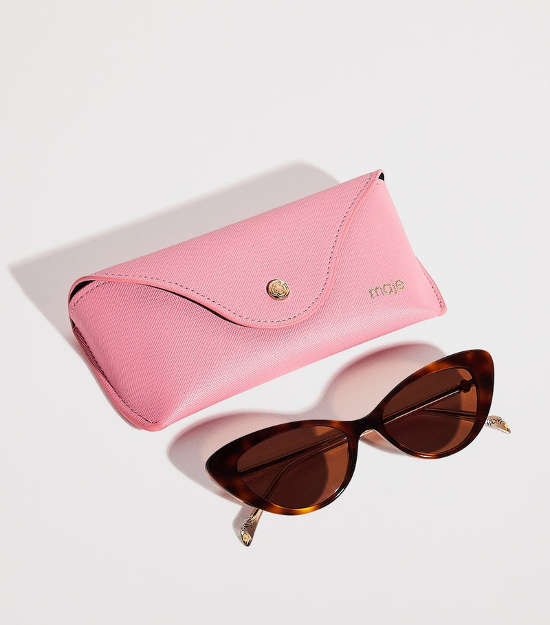 Maje acetate cat eye sunglasses tortoiseshell, UK version
